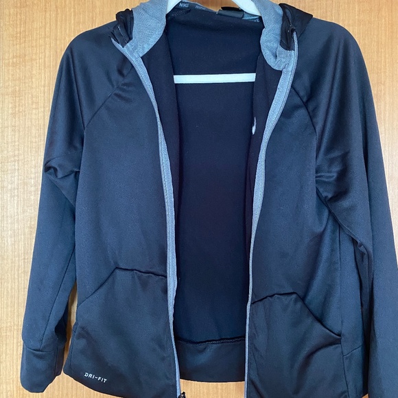Nike Dri-Fit Full-Zip Hoodie Big Kid Large - Picture 1 of 7